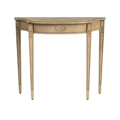 Butler Specialty Company - Chester 36 in. W Demilune Traditional Wood Console Table, Beige - 4116424