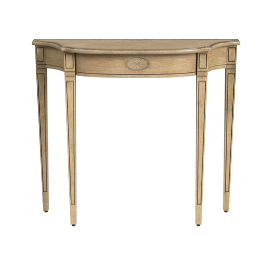 Butler Specialty Company - Chester 36 in. W Demilune Traditional Wood Console Table, Beige - 4116424