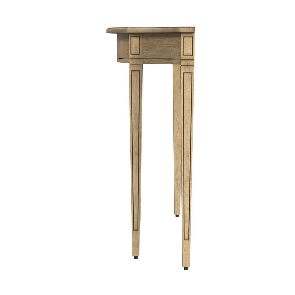 Butler Specialty Company - Chester 36 in. W Demilune Traditional Wood Console Table, Beige - 4116424