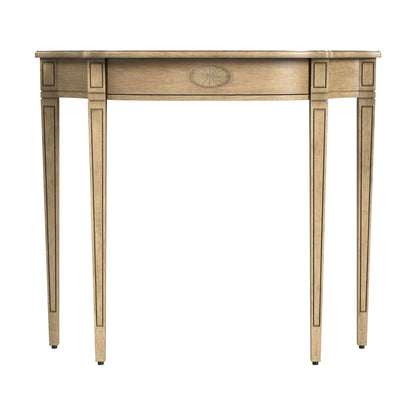 Butler Specialty Company - Chester 36 in. W Demilune Traditional Wood Console Table, Beige - 4116424