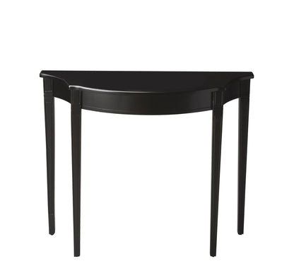 Butler Specialty Company - Chester 36 in. W Demilune Traditional Wood Console Table, Black - 4116111