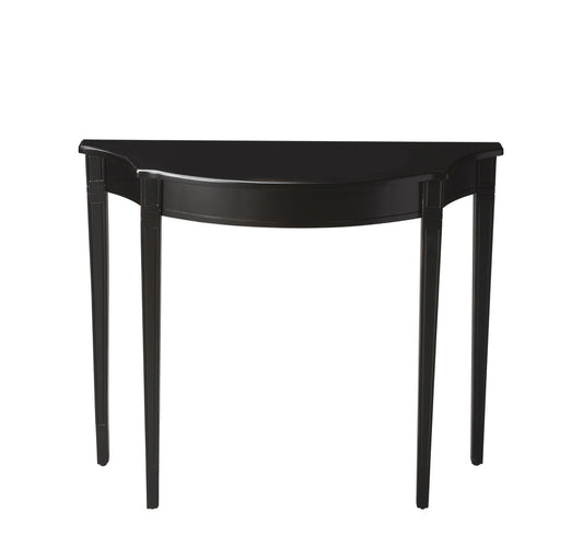 Butler Specialty Company - Chester 36 in. W Demilune Traditional Wood Console Table, Black - 4116111