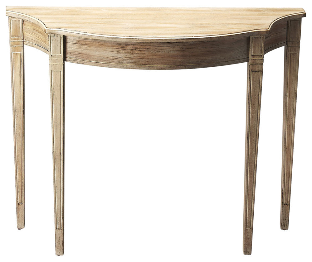 Butler Specialty Company - Chester 36 in. W Demilune Traditional Wood Console Table, Gray - 4116247