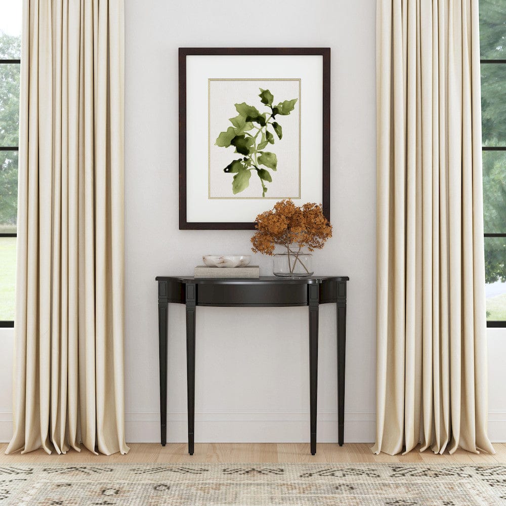 Butler Specialty Company - Chester 36 in. W Demilune Traditional Wood Console Table, Black - 4116111 view 3
