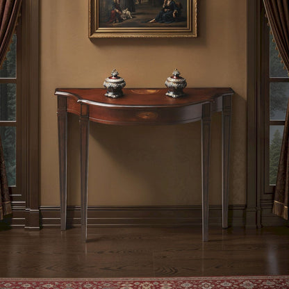 Butler Specialty Company - Chester 36 in. W Demilune Traditional Wood Console Table, Dark Brown - 4116024 view 4