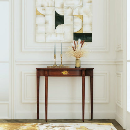 Butler Specialty Company - Chester 36 in. W Demilune Traditional Wood Console Table, Medium Brown - 4116101 view 4