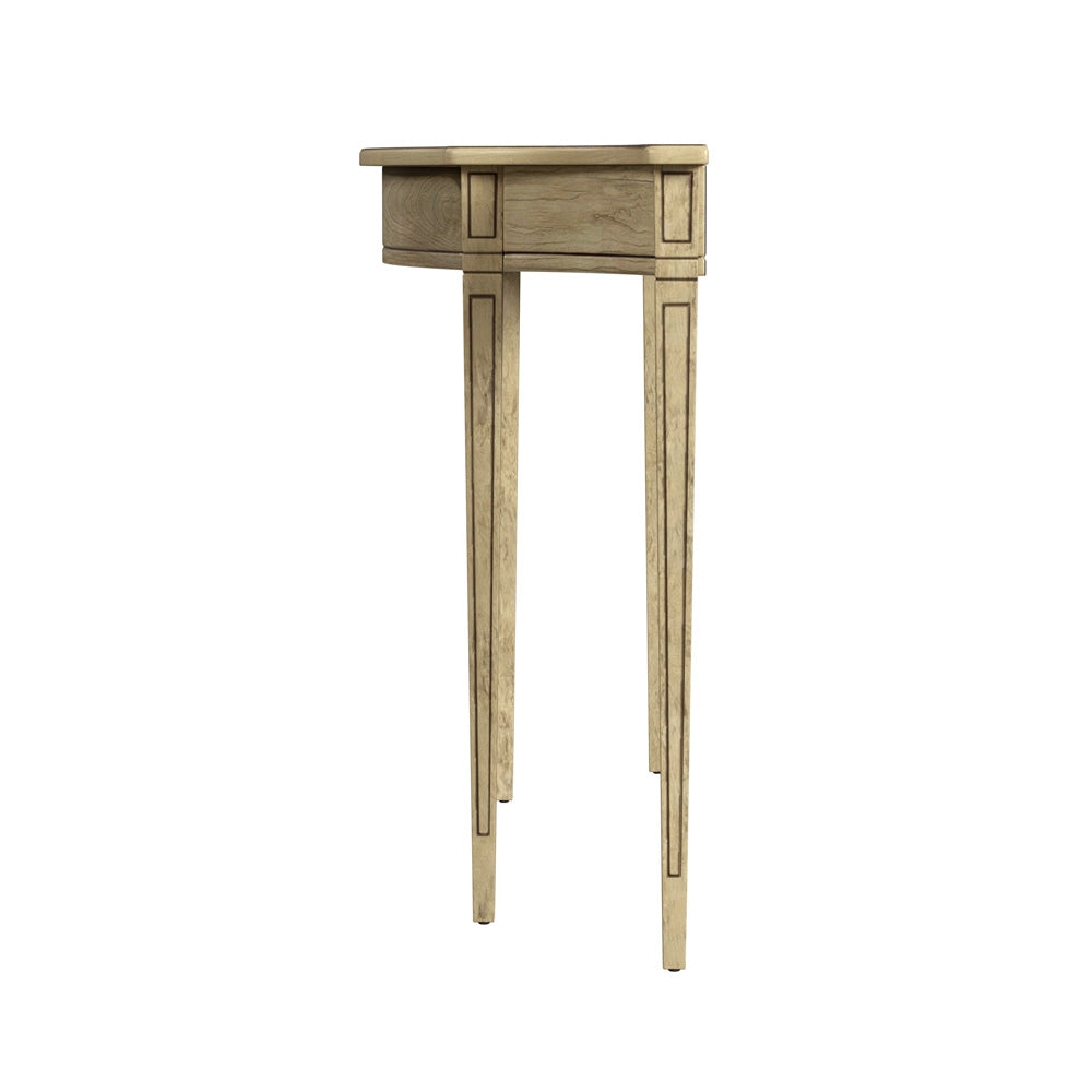 Butler Specialty Company - Chester 54 in. W Demilune Wood Console Table, Beige - 3757424