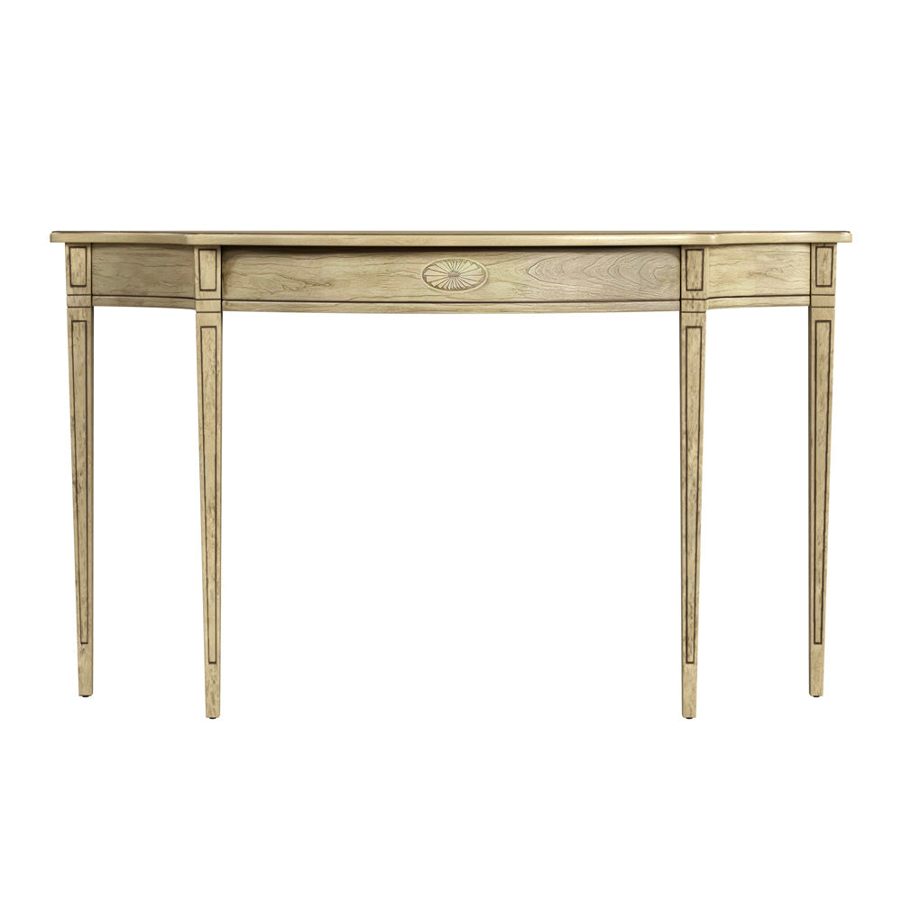 Butler Specialty Company - Chester 54 in. W Demilune Wood Console Table, Beige - 3757424