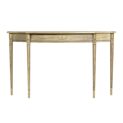 Butler Specialty Company - Chester 54 in. W Demilune Wood Console Table, Beige - 3757424