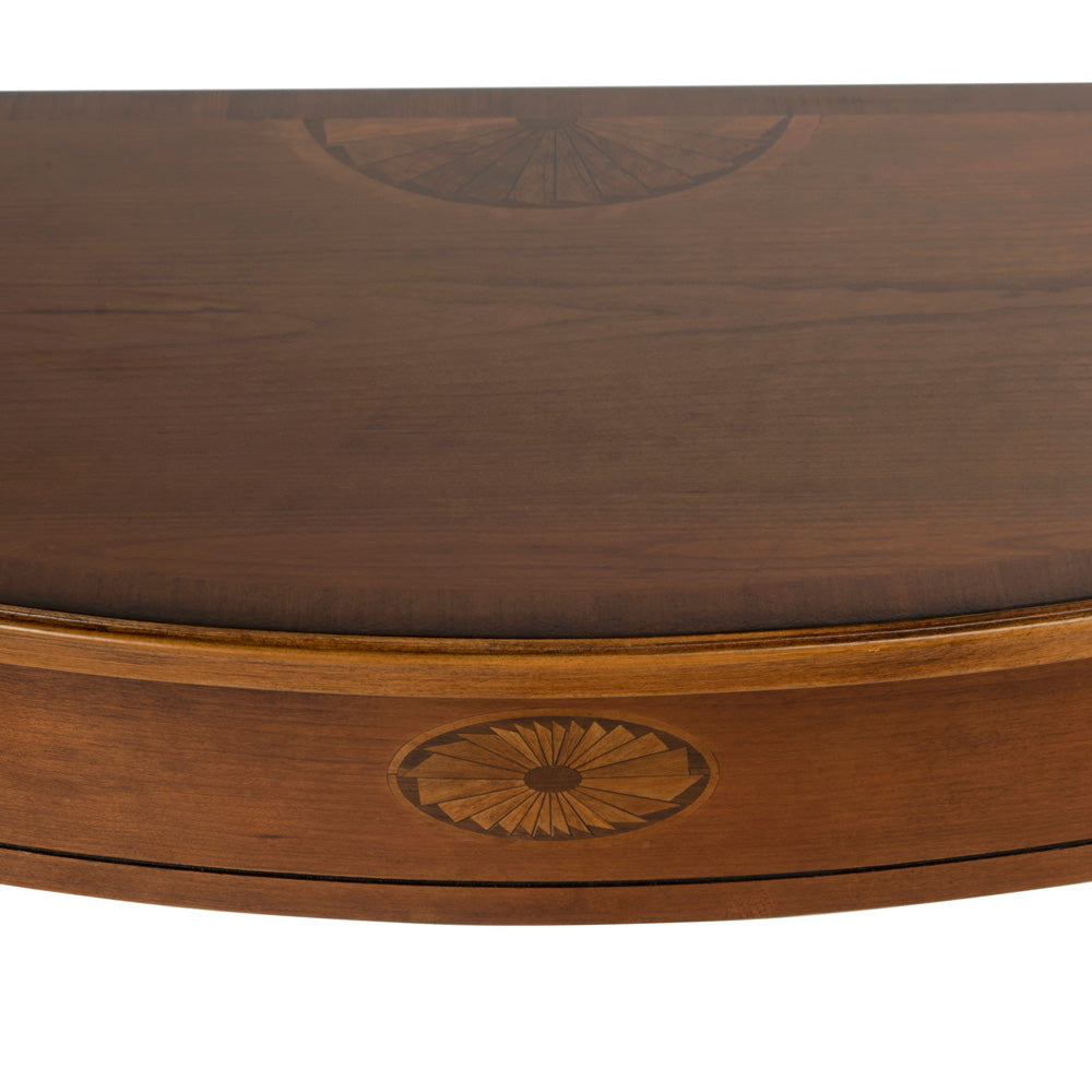 Butler Specialty Company - Chester 54 in. W Demilune Wood Console Table, Medium Brown - 3757101