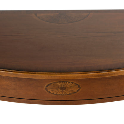 Butler Specialty Company - Chester 54 in. W Demilune Wood Console Table, Medium Brown - 3757101