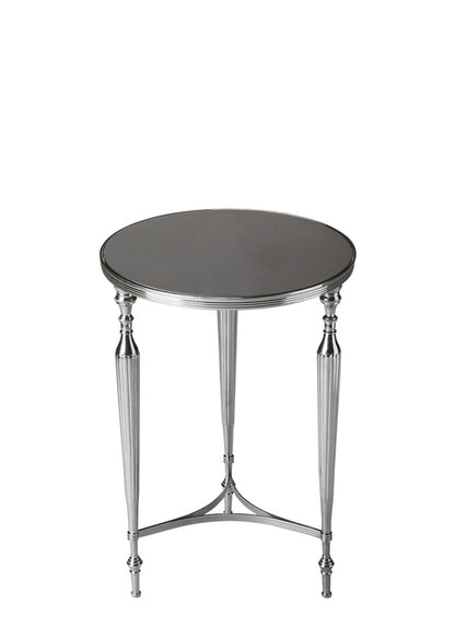 Butler Specialty Company - Ciara 16.25 W Round Metal & Mirrored Glass Side Table, Multi-Color - 2881220