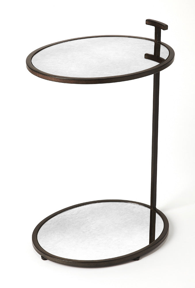 Butler Specialty Company - Ciro Mirrored & Metal Side Table, Bronze - 3973408