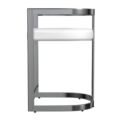 Butler Specialty Company - Clarence Faux Leather 23" Dining Stool, White - 5783220 View 3
