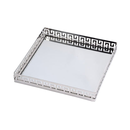 Butler Specialty Company - Cleo Square Serving Tray, Silver - 5798016 View 1