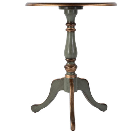 Butler Specialty Company Colbert 22 in. W Round Wood Pedestal Game/Accent Table  - Green - 3405482 view 2