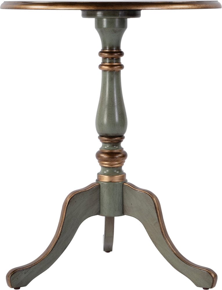 Butler Specialty Company Colbert 22 in. W Round Wood Pedestal Game/Accent Table  - Green - 3405482 view 3