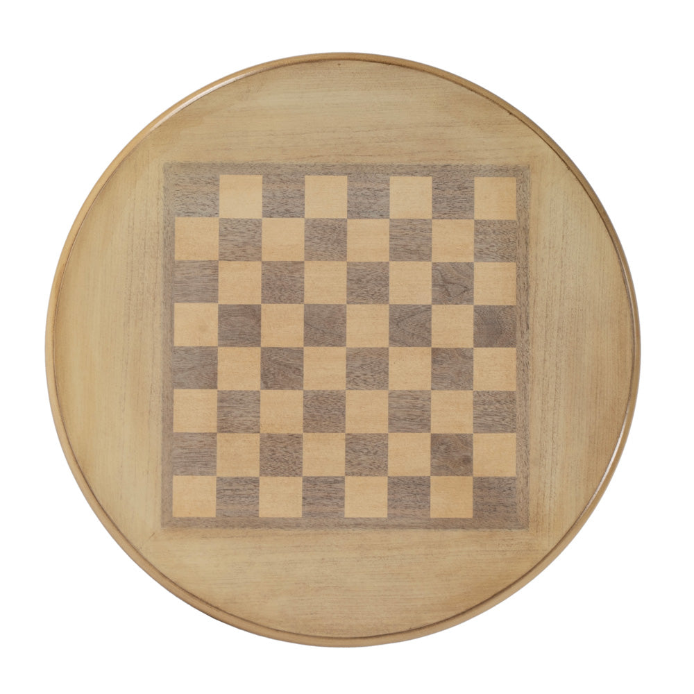 Butler Specialty Company - Heritage - Colbert 22 in. W Round Wood Pedestal Game Table, Beige - 3405424