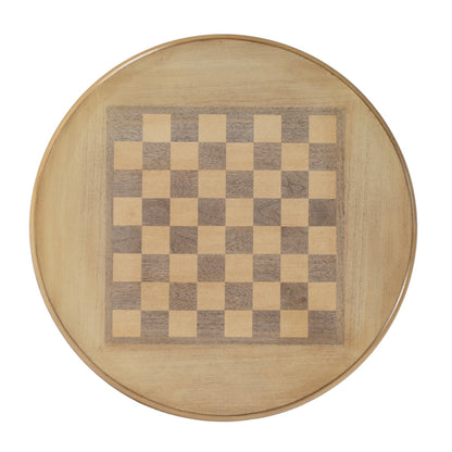 Butler Specialty Company - Heritage - Colbert 22 in. W Round Wood Pedestal Game Table, Beige - 3405424