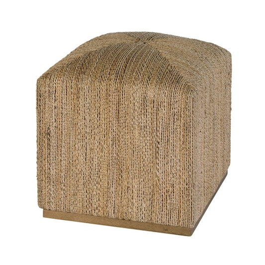 Butler Specialty Company - Como 17 in. W Square Banana Leaf Accent Stool, Natural - 6255404 view 1