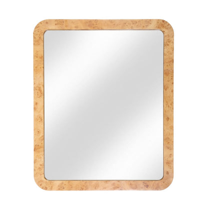 Butler Specialty Company - Cora 44 in. W x 36 in. H Rectangular Mappa Burl Wall Mirror, Tan - 5856444 view 2