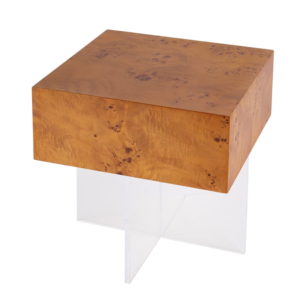 Butler Specialty Company - Corsica 20 in. W Square Acrylic Side Table, Clear - 5891335 View 1