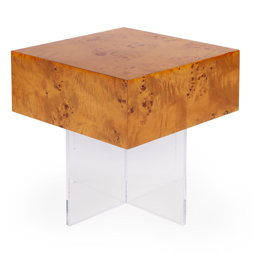Butler Specialty Company - Corsica 20 in. W Square Acrylic Side Table, Clear - 5891335 View 3