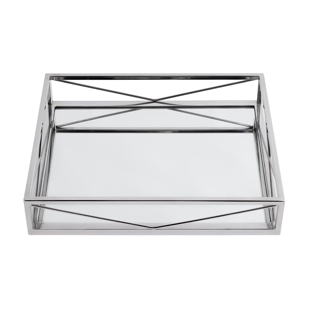 Butler Specialty Company - Cosgrove Rectangle Serving Tray, Silver - 5803016 View 2