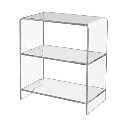 Butler Specialty Company - Crystal Clear - Crystal 22 in. W Acrylic 2 Shelf Bookcase, Clear - 3611335