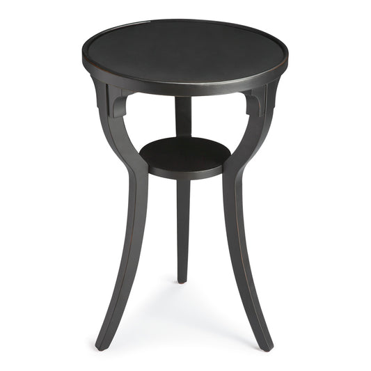 Butler Specialty Company - Dalton 15.75 in. W Round Wood Side Table, Black - 1328111