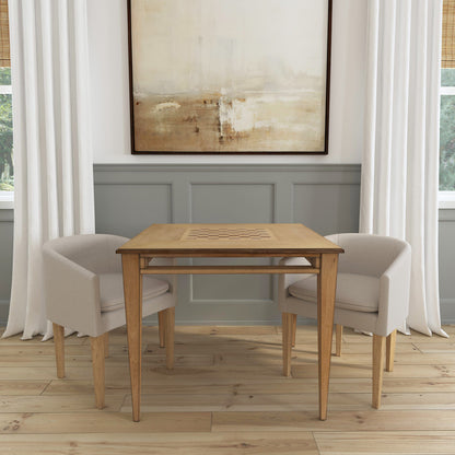 Butler Specialty Company - Daltrey 36 in. W Square Wood Game Table, Tan/Beige - 5712424