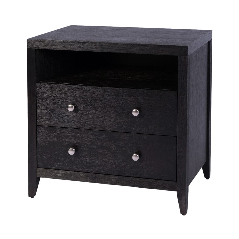 Butler Specialty Company - Dana 28 in. W Rectangular Wood 2 Drawer Nightstand w Top Shelf, Coffee - 6258451 view 1