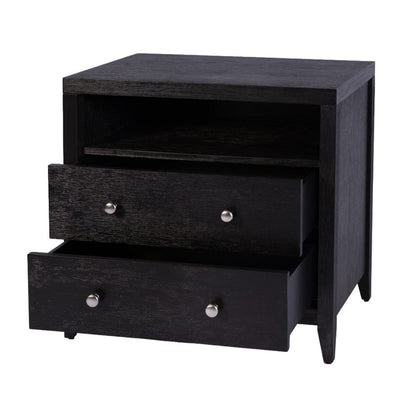 Butler Specialty Company - Dana 28 in. W Rectangular Wood 2 Drawer Nightstand w Top Shelf, Coffee - 6258451 view 2