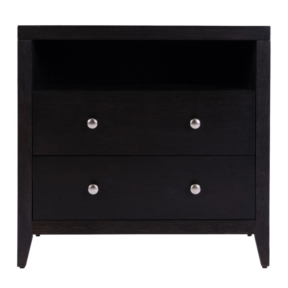 Butler Specialty Company - Dana 28 in. W Rectangular Wood 2 Drawer Nightstand w Top Shelf, Coffee - 6258451 view 3