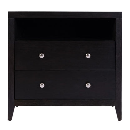 Butler Specialty Company - Dana 28 in. W Rectangular Wood 2 Drawer Nightstand w Top Shelf, Coffee - 6258451 view 3
