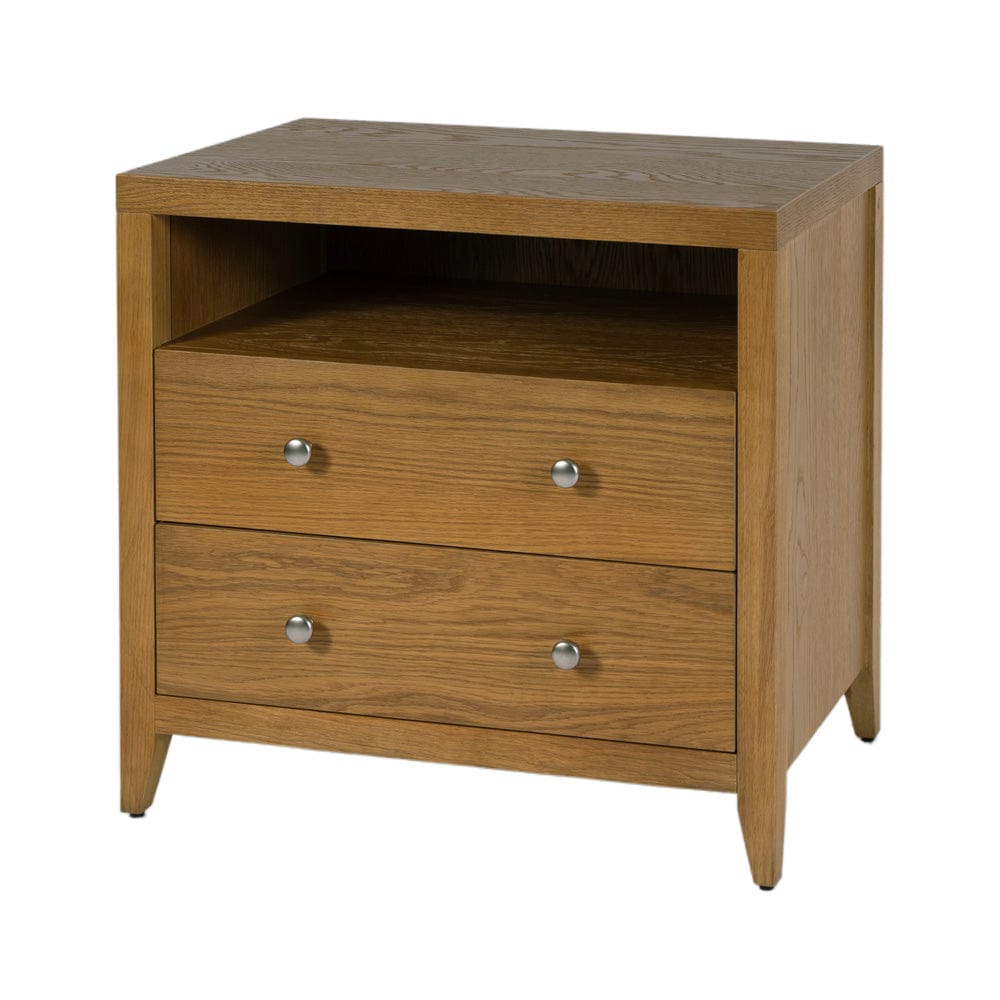 Butler Specialty Company - Dana 28 in. W Rectangular Wood 2 Drawer Nightstand w Top Shelf, Natural - 6258452 view 1