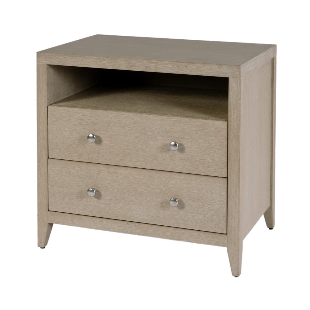 Butler Specialty Company - Dana 28 in. W Rectangular Wood 2 Drawer Nightstand w Top Shelf, Taupe - 6258450 view 1