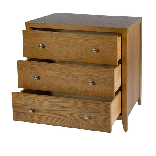 Butler Specialty Company - Dana 34 in. W Rectangular Wood 3 Drawer Chest, Natural - 6260452 view 2