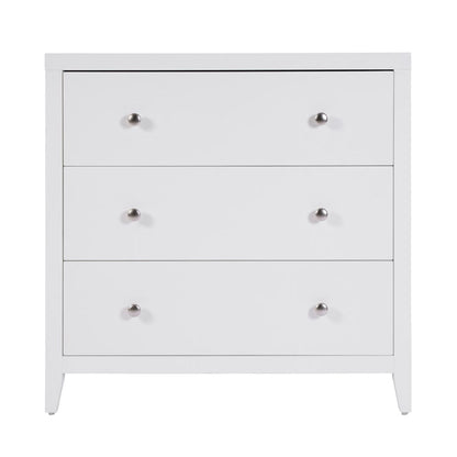 Butler Specialty Company - Dana 34 in. W Rectangular Wood 3 Drawer Chest, White - 6260304 view 3