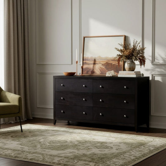 Butler Specialty Company - Dana 60 in. W Rectangular Wood 6 Drawer Dresser, Coffee - 6257451 view 2