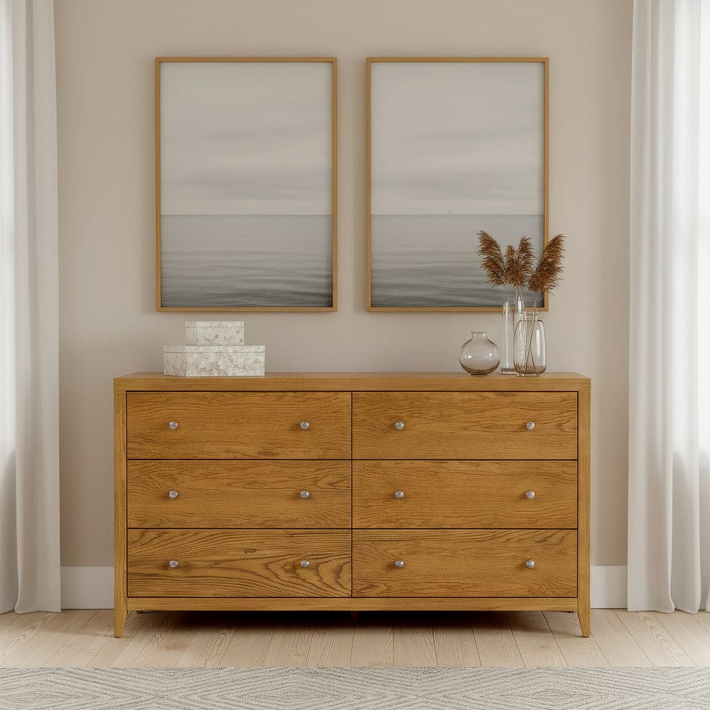 Butler Specialty Company - Dana 60 in. W Rectangular Wood 6 Drawer Dresser, Natural - 6257452 view 2