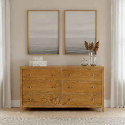 Butler Specialty Company - Dana 60 in. W Rectangular Wood 6 Drawer Dresser, Natural - 6257452 view 2