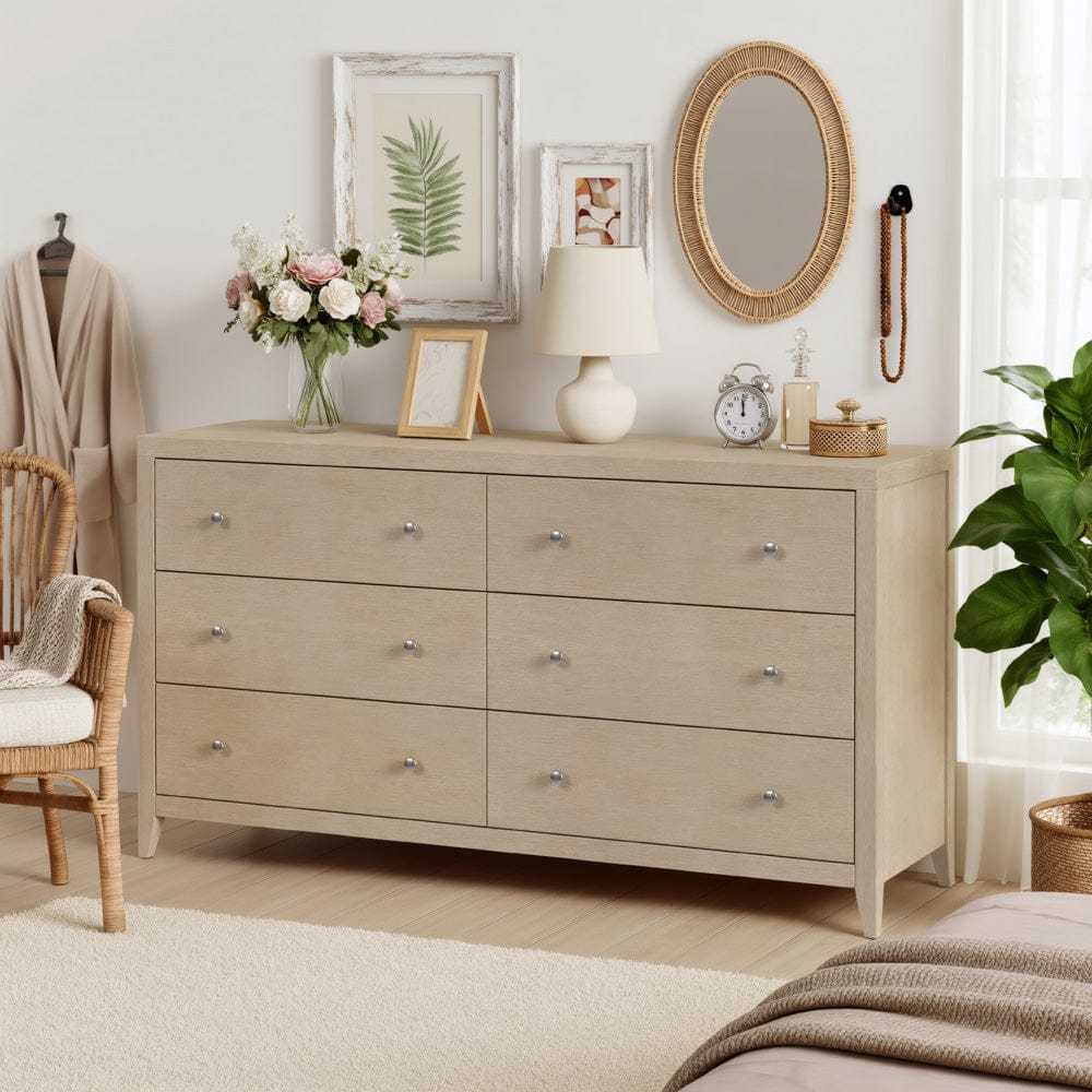 Butler Specialty Company - Dana 60 in. W Rectangular Wood 6 Drawer Dresser, Taupe - 6257450 view 2