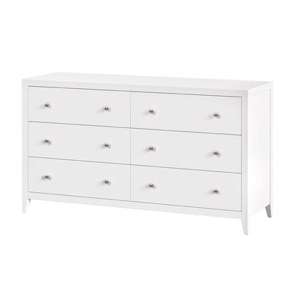 Butler Specialty Company - Dana 60 in. W Rectangular Wood 6 Drawer Dresser, White - 6257304 view 1