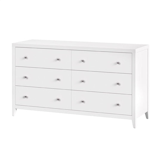 Butler Specialty Company - Dana 60 in. W Rectangular Wood 6 Drawer Dresser, White - 6257304 view 1