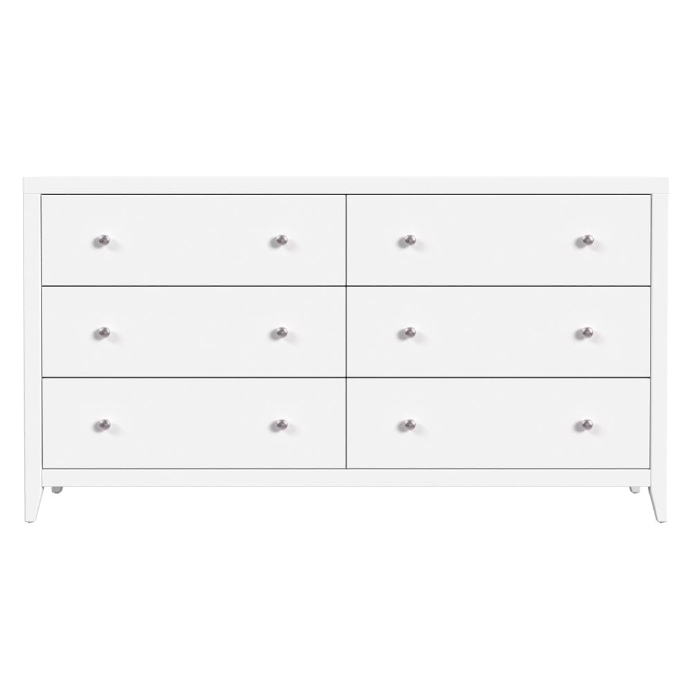 Butler Specialty Company - Dana 60 in. W Rectangular Wood 6 Drawer Dresser, White - 6257304 view 3