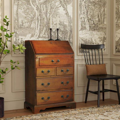 Butler Specialty Company - Danforth 25.5 in. W Rectangular Wood 7 Drawer Secretary, Medium Brown - 2118101 view 5