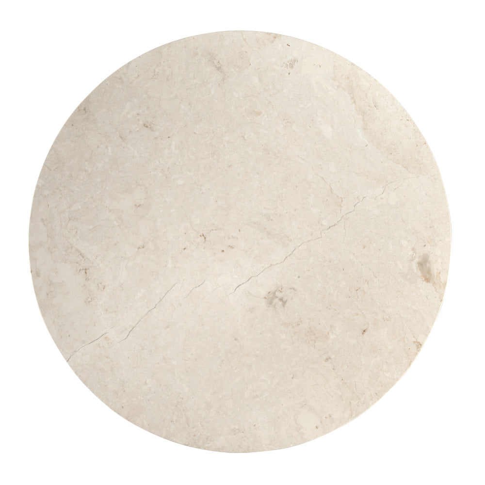 Butler Specialty Company - Danielle 38 in. W Round Marble & Wood Coffee Table, Black - 5516432