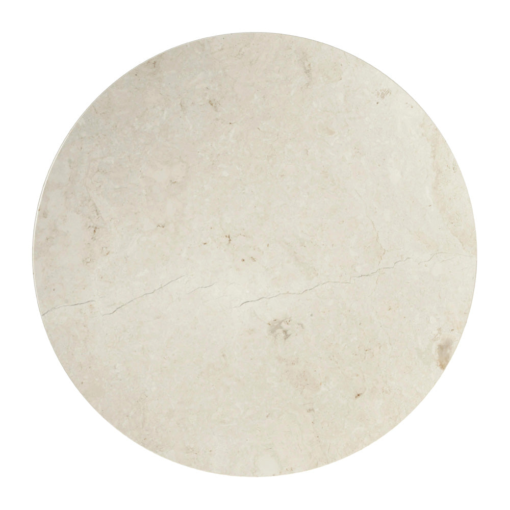 Butler Specialty Company - Danielle 44 in. W Round Marble & Wood Pedestal Dining Table, Gray/White - 5644329