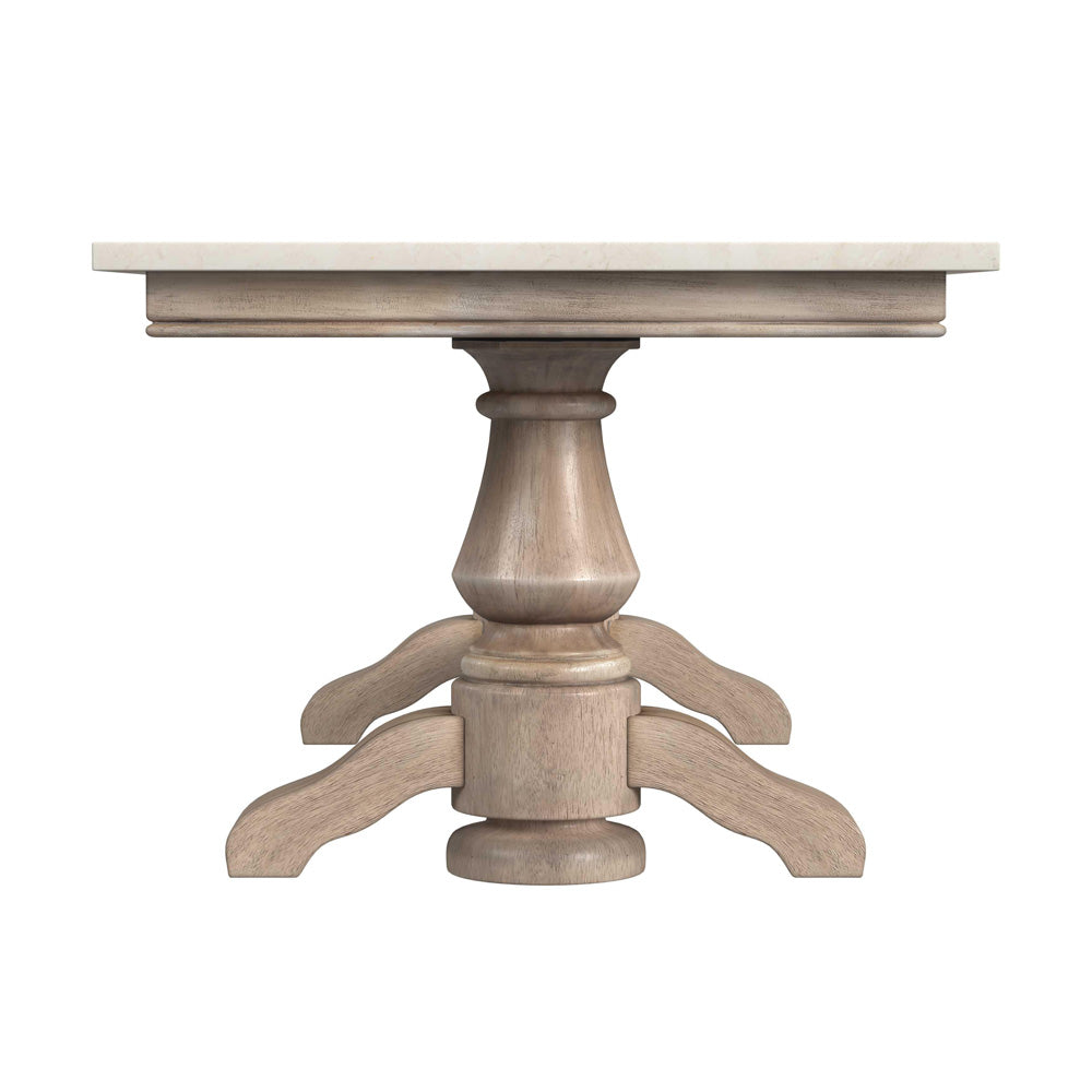 Butler Specialty Company - Danielle 48 in. W Rectangular Marble & Wood Coffee Table, Tan & Beige - 5692415